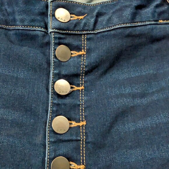 Ana A New Aproach High Rise Skinny Jeans Plus Size 22W 22 W Stretch ButtonFly - Picture 9 of 9